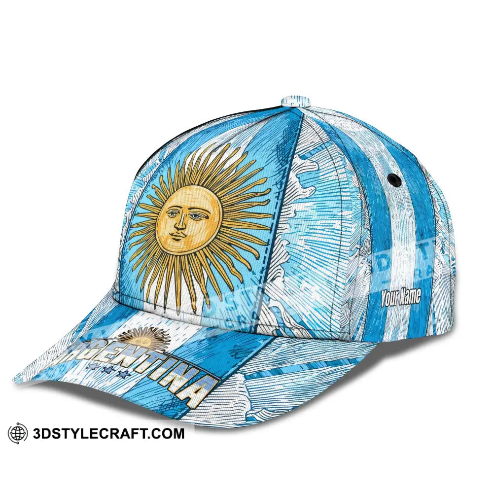 Personalized Cap Customized Argentina World Cup 2026 Classic Cap CLASSIC CAP / UNIVERSAL FIT Cap