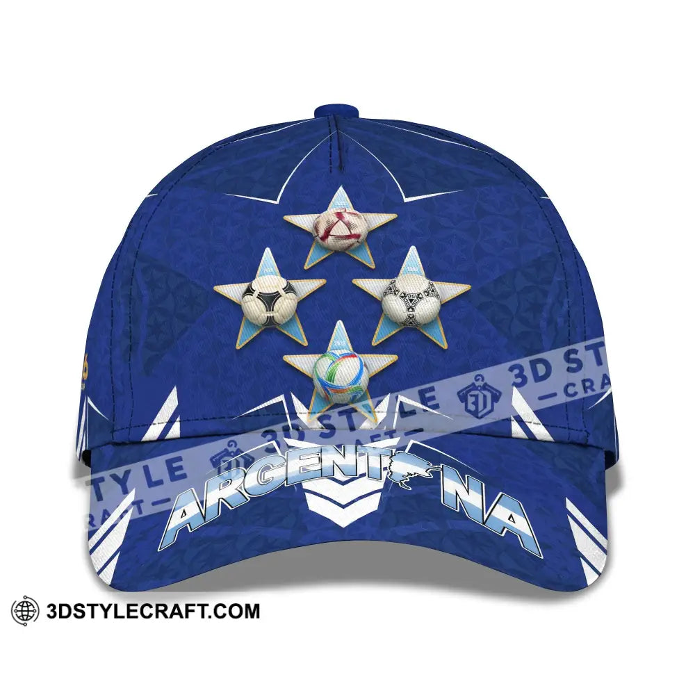 Personalized Cap Customized Argentina World Cup 2026 Classic Cap CLASSIC CAP / UNIVERSAL FIT Cap