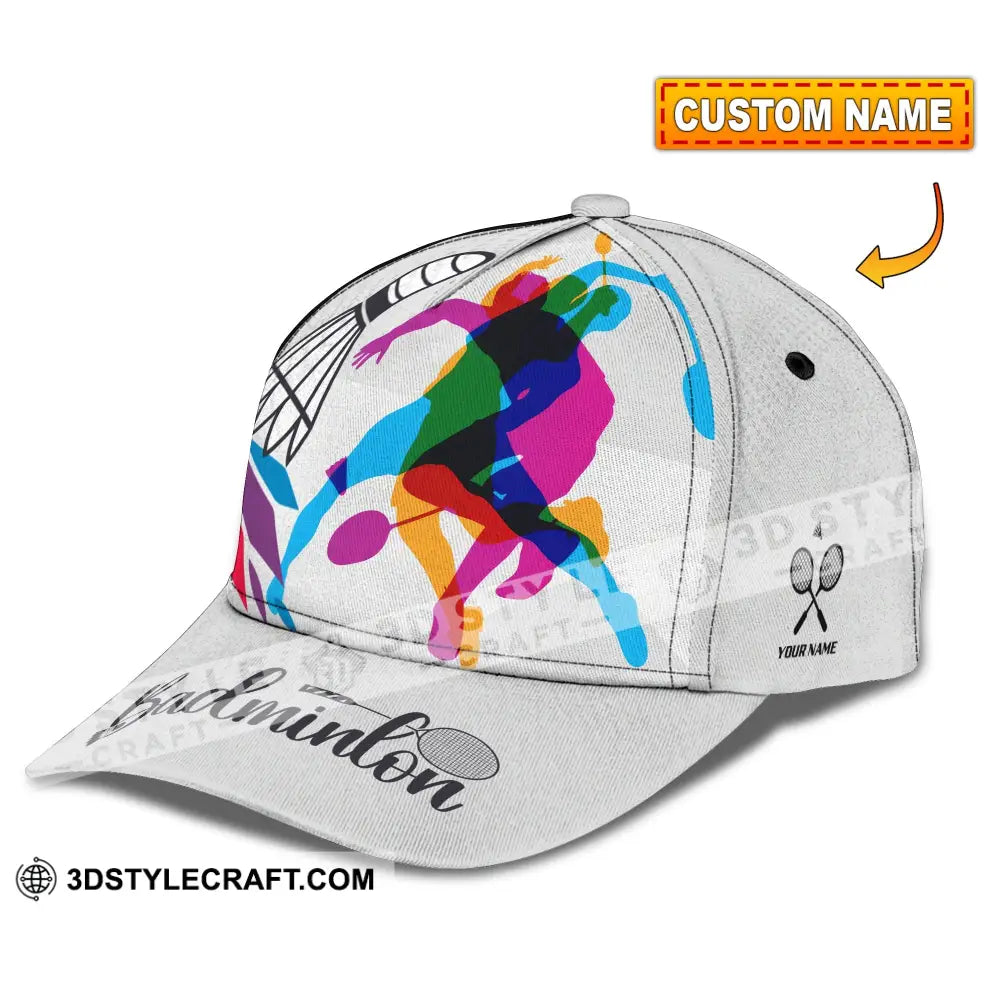 Personalized Cap Customized Badminton Classic Cap CLASSIC CAP / UNIVERSAL FIT Cap