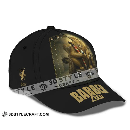 Personalized Cap, Customized Barber Life Classic Cap style option 2