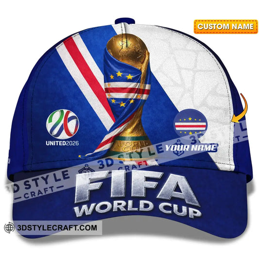 Personalized Cap Customized Cabo Verde World Cup 2026 Classic Cap - CLASSIC CAP / UNIVERSAL FIT - Cap