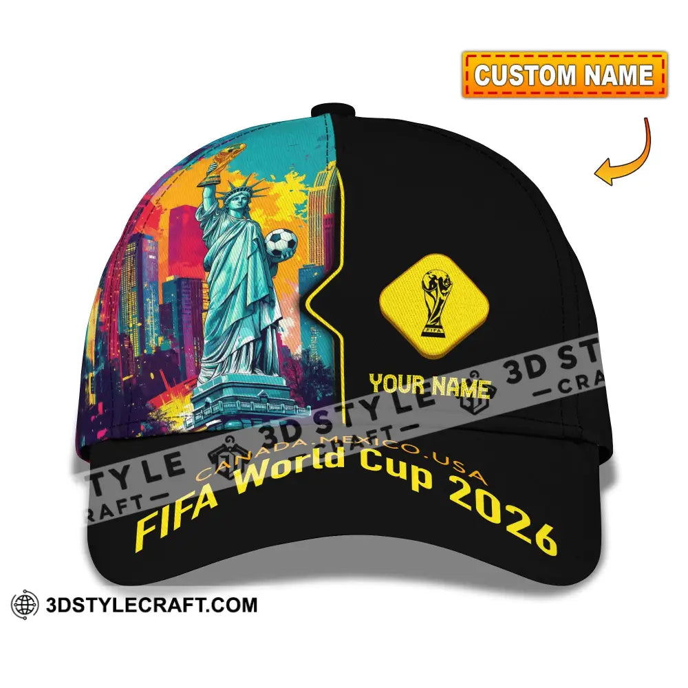 Personalized Cap Customized Canada - Mexico - USA Fifa World Cup 2026 Classic Cap CLASSIC CAP / UNIVERSAL FIT Cap