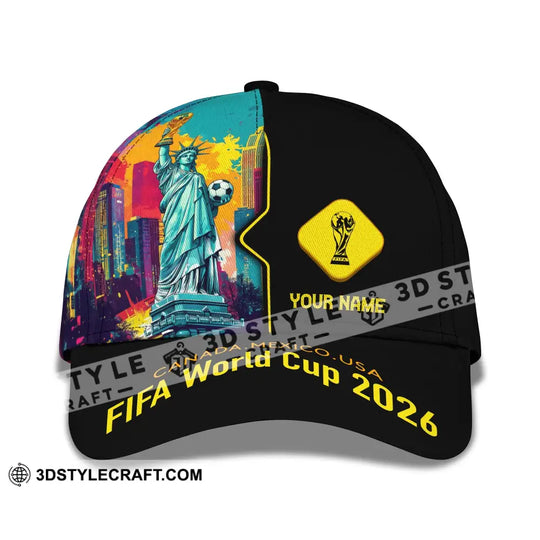 Personalized Cap, Customized Canada - Mexico - USA Fifa World Cup 2026 Classic Cap style option 3