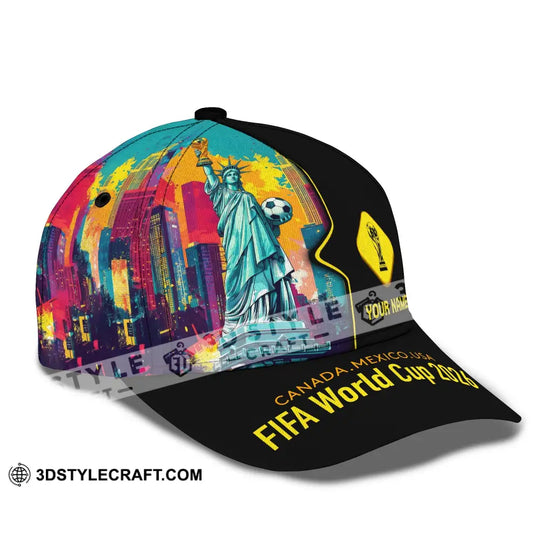 Personalized Cap, Customized Canada - Mexico - USA Fifa World Cup 2026 Classic Cap style option 4