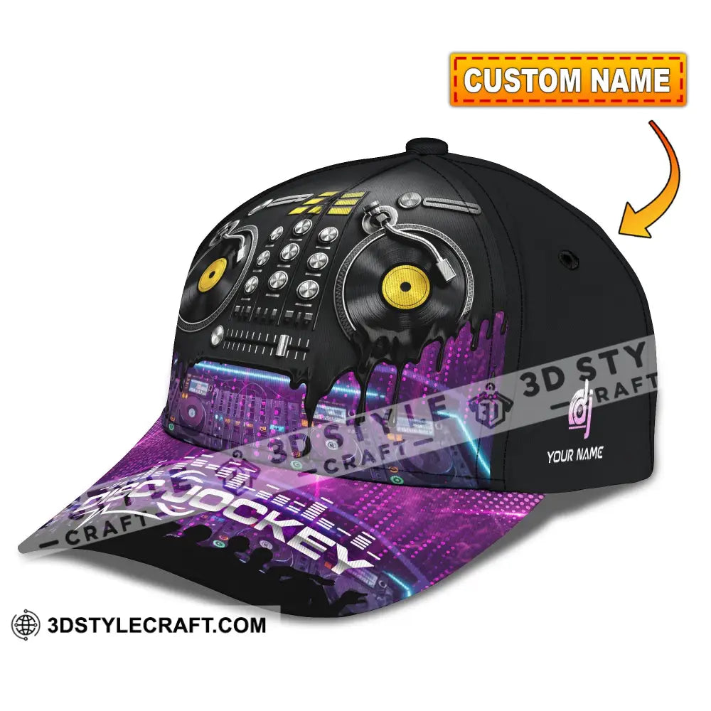 Dj Controller Graduation Cap Personalized Cap, Customized Disc Jockey Classic Cap