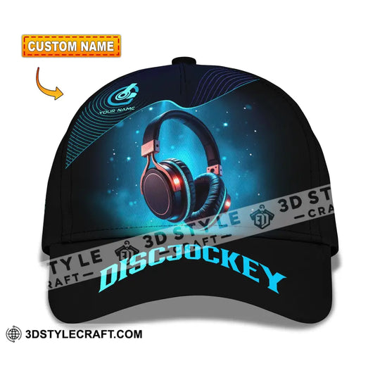 Personalized Cap, Customized Disc Jockey Classic Cap style option 1