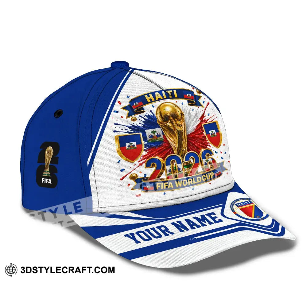 Personalized Cap Customized Haiti World Cup 2026 Classic Cap - CLASSIC CAP / UNIVERSAL FIT - Cap