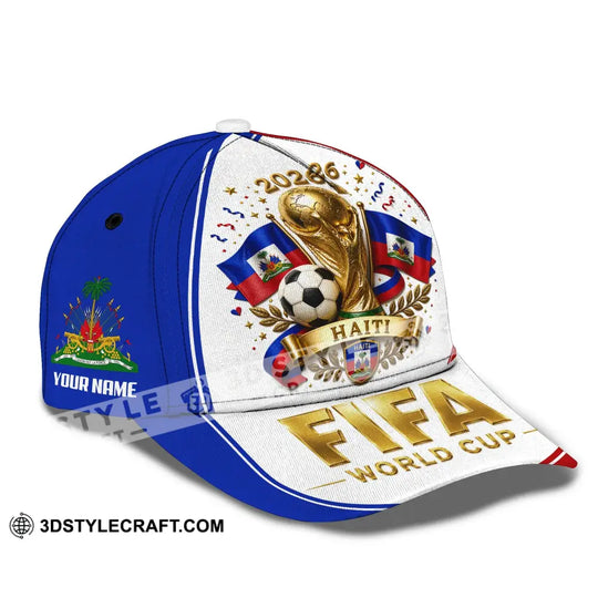 Personalized Cap, Customized Haiti Classic Cap style option 4