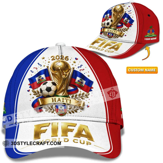 Personalized Cap, Customized Haiti Classic Cap style option 1