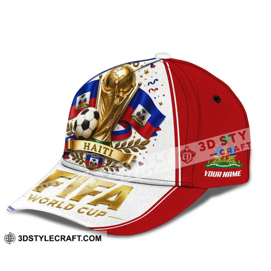 Personalized Cap, Customized Haiti Classic Cap style option 3