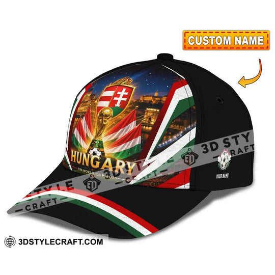 Personalized Cap, Customized Hungary Classic Cap style option 1