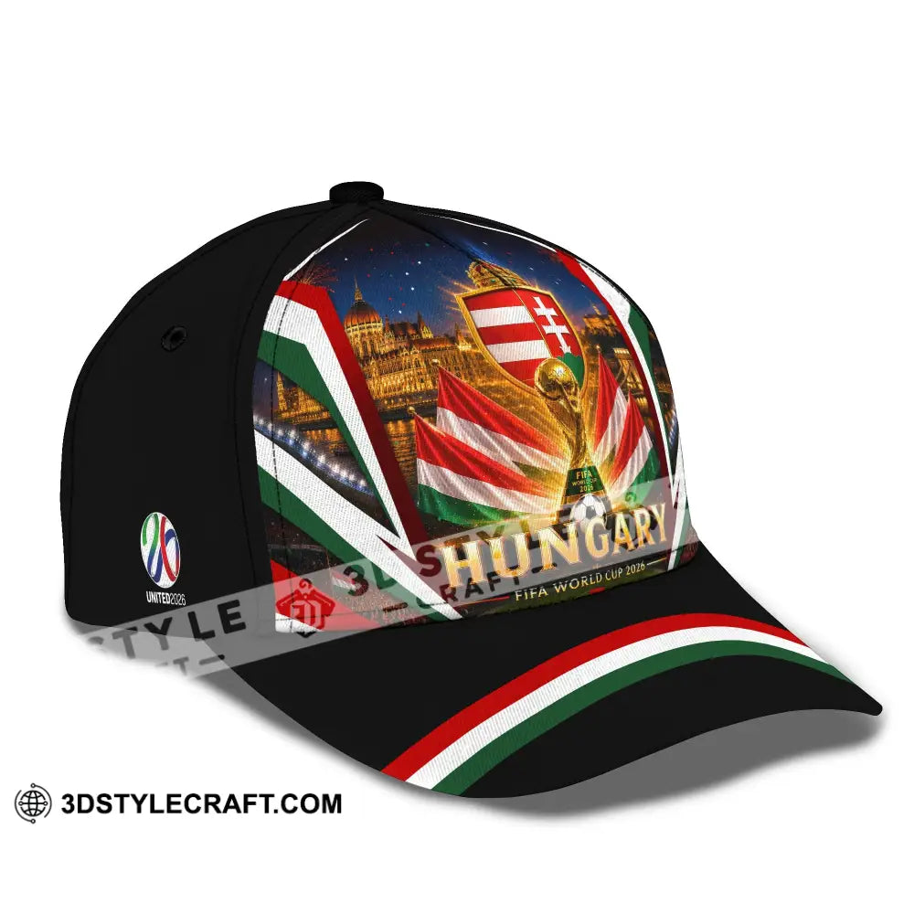 Personalized Cap Customized Hungary World Cup 2026 Classic Cap - CLASSIC CAP / UNIVERSAL FIT - Cap