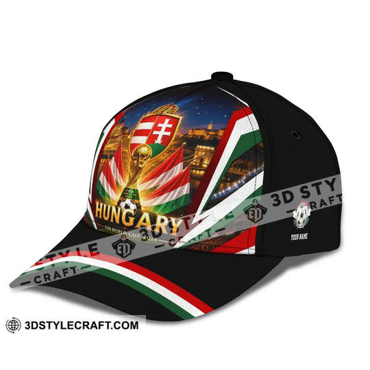 Personalized Cap, Customized Hungary World Cup 2026 Classic Cap style option 4