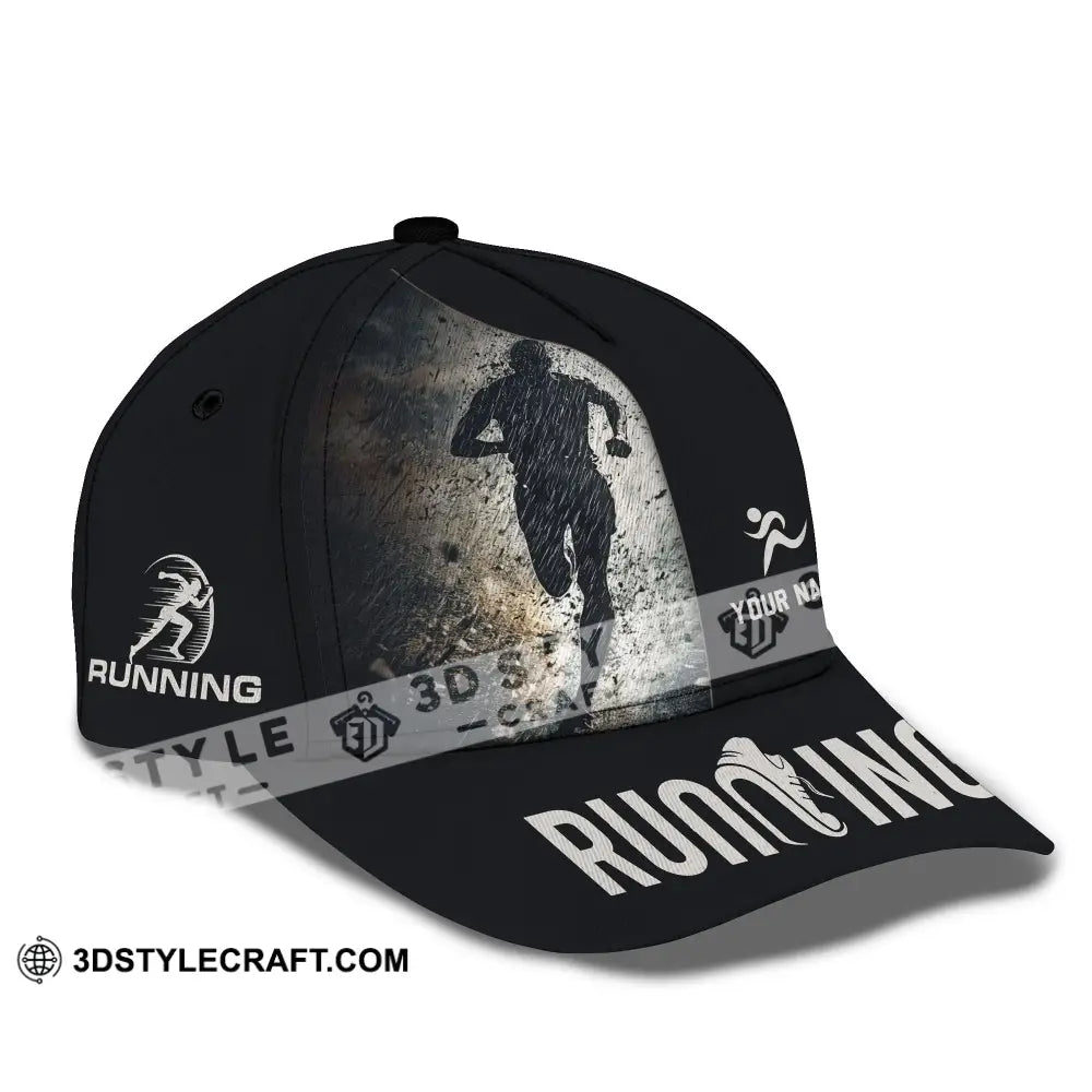 Personalized Cap Customized Marathon Running Lover Sport Classic Cap CLASSIC CAP / UNIVERSAL FIT Cap