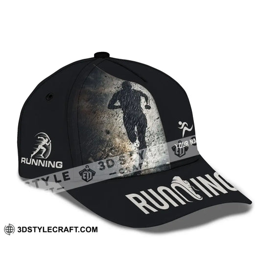 Personalized Cap Customized Marathon Running Lover Sport Classic Cap CLASSIC CAP / UNIVERSAL FIT Cap