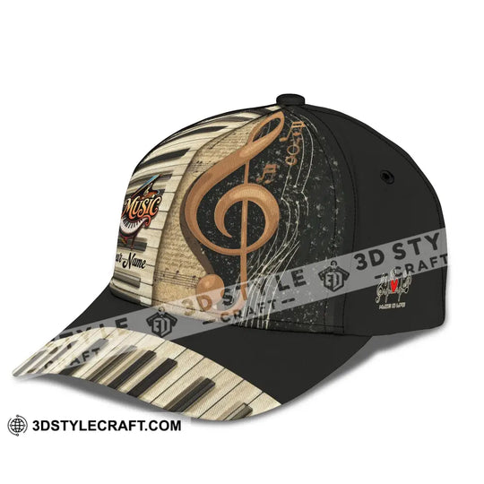 Personalized Cap, Customized Music Classic Cap style option 4
