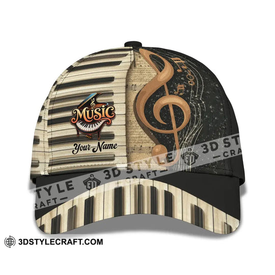 Personalized Cap, Customized Music Classic Cap style option 2