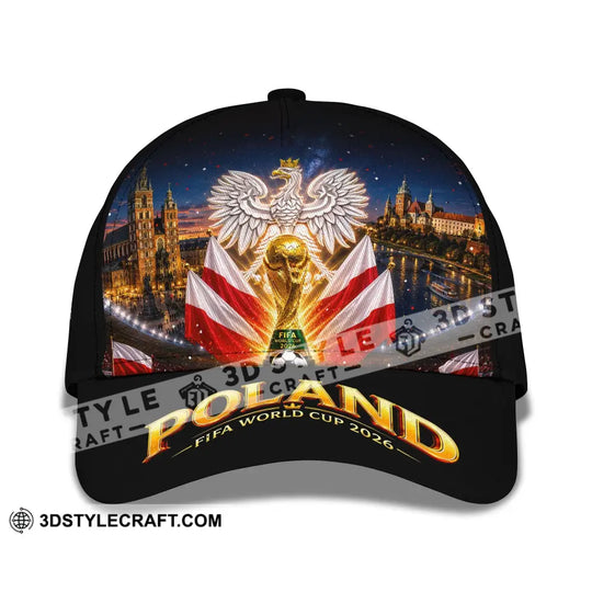 Personalized Cap, Customized Poland Classic Cap style option 2