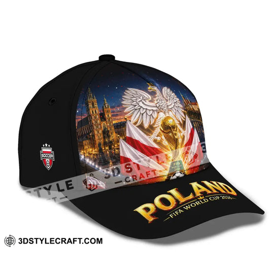 Personalized Cap, Customized Poland Classic Cap style option 3