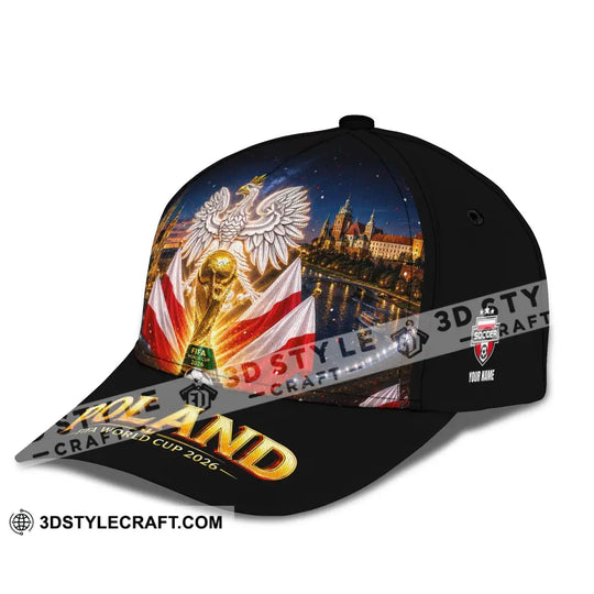 Personalized Cap, Customized Poland Classic Cap style option 4