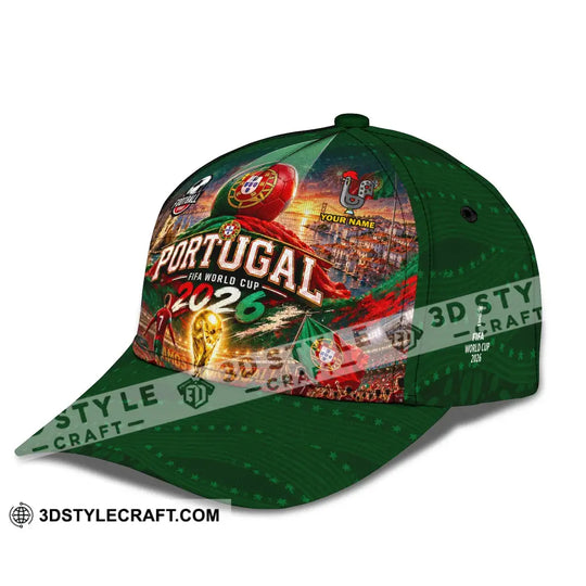 Personalized Cap, Customized Portugal Classic Cap style option 4