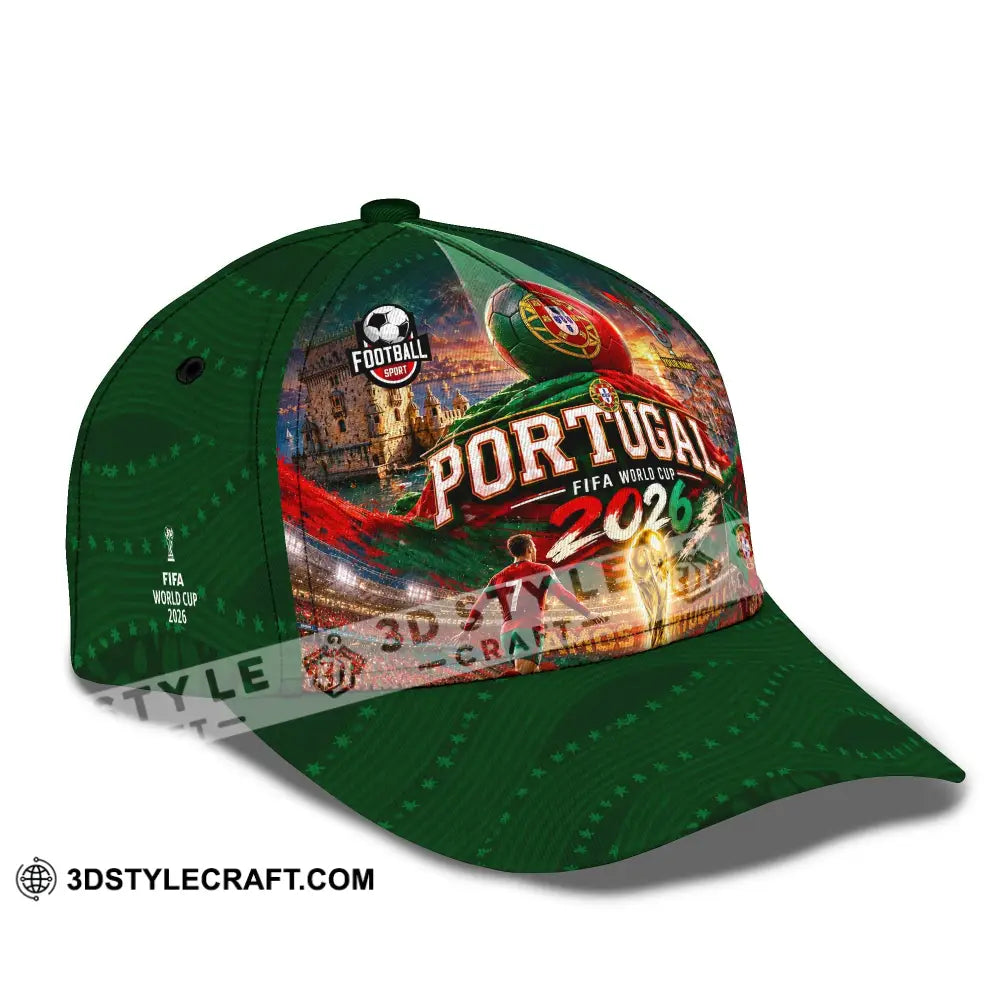 Personalized Cap Customized Portugal World Cup 2026 Classic Cap - CLASSIC CAP / UNIVERSAL FIT - Cap