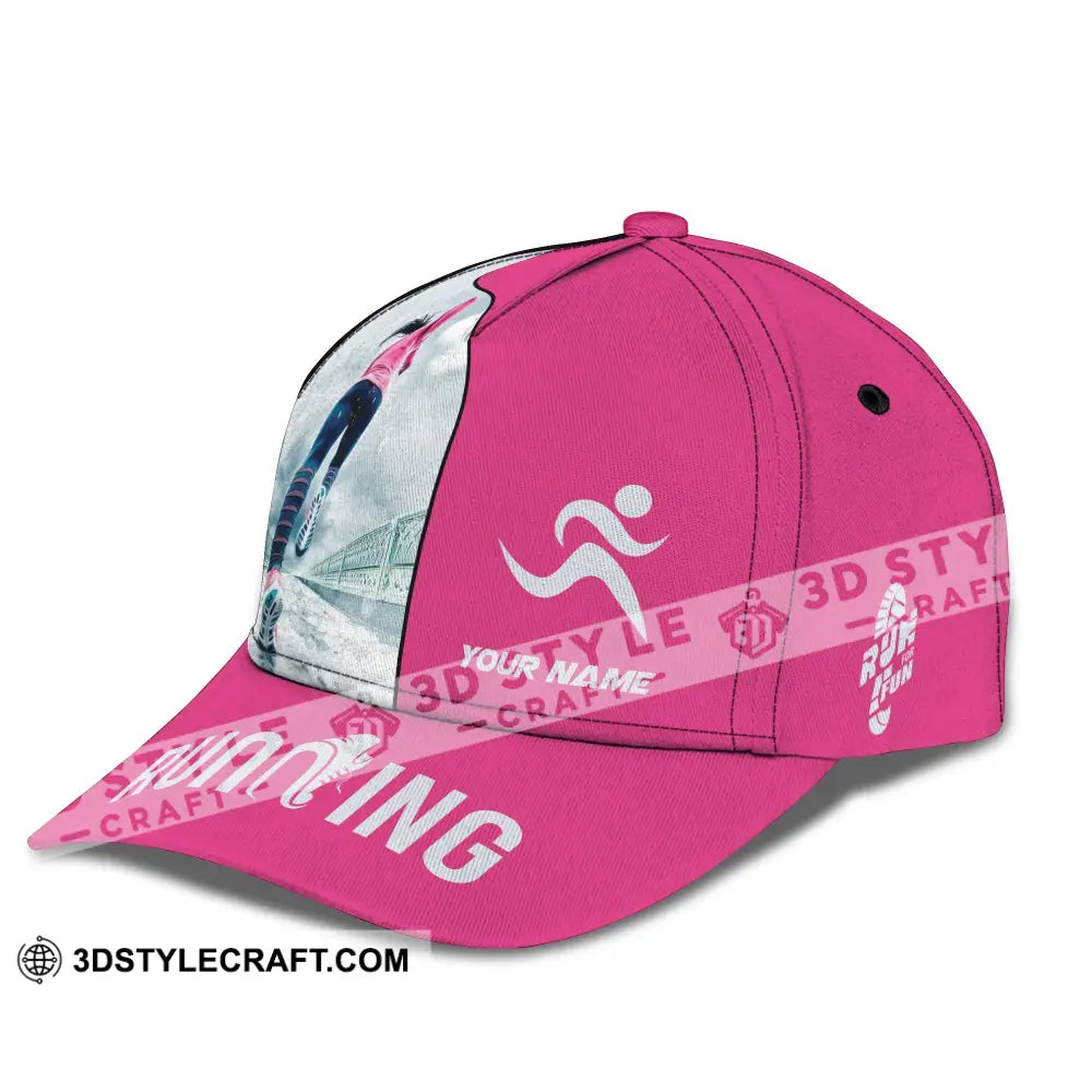Personalized Cap Customized Run For Fun Running Lover Sport Classic Cap CLASSIC CAP / UNIVERSAL FIT Cap