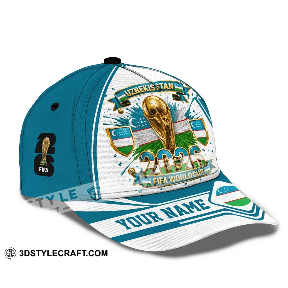 Personalized Cap Customized Uzbekistan World Cup 2026 Classic Cap - CLASSIC CAP / UNIVERSAL FIT - Cap