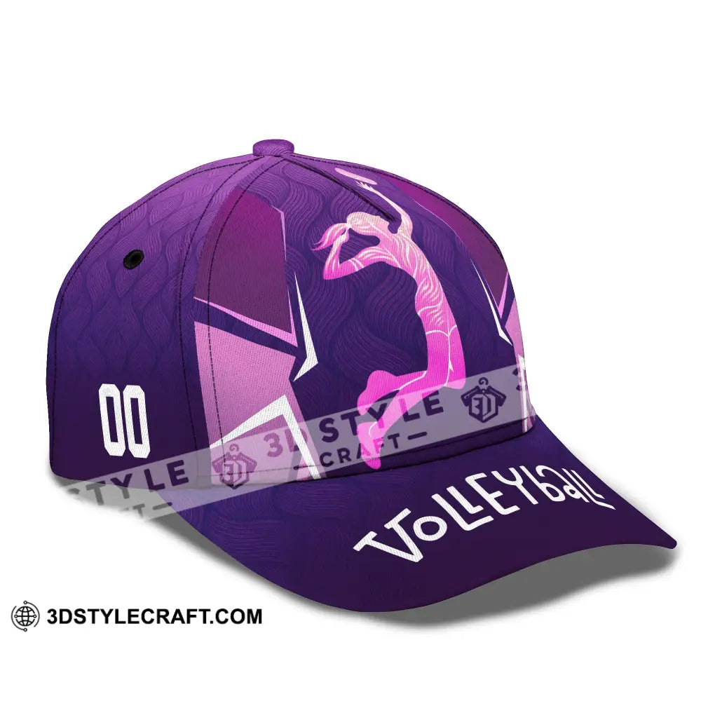 Personalized Cap Customized Volleyball Classic Cap - CLASSIC CAP / UNIVERSAL FIT - Cap
