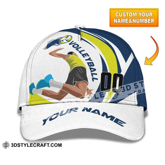 Personalized Cap, Customized Volleyball Classic Cap style option 1