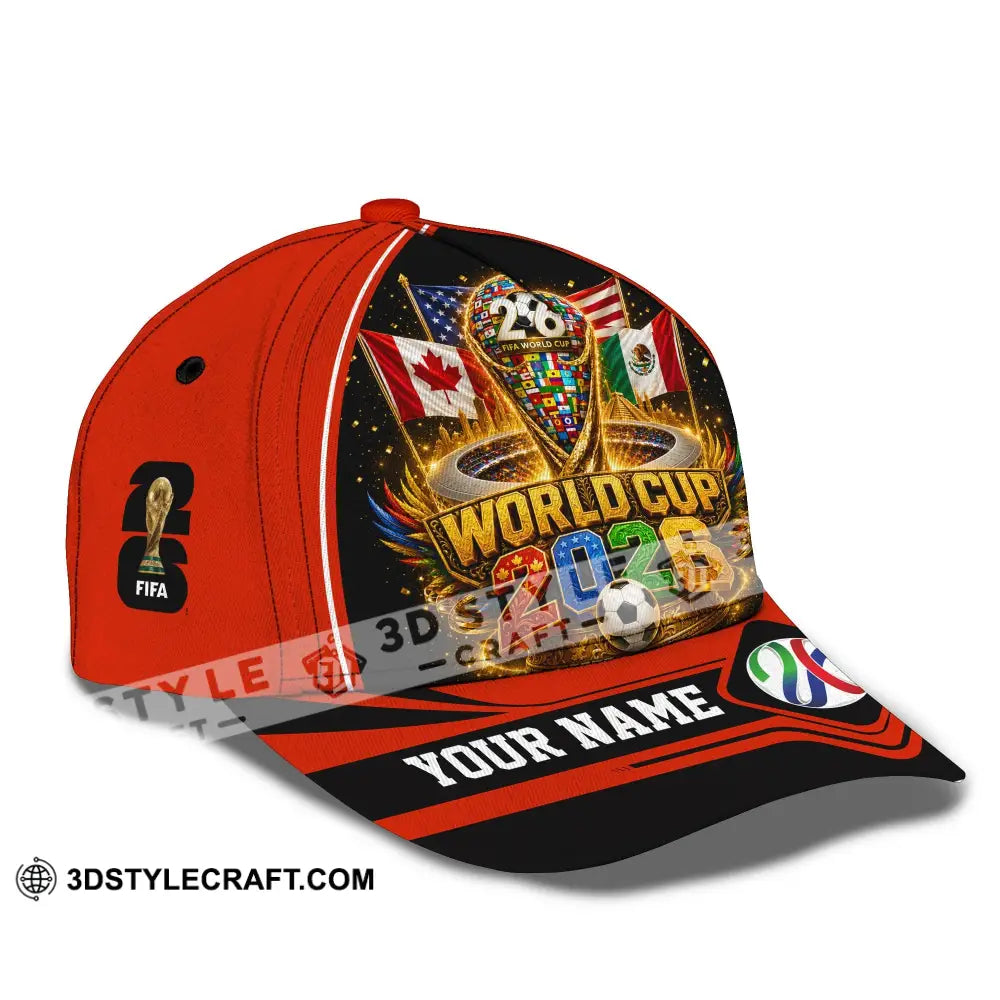 Personalized Cap Customized World Cup 2026 Classic Cap - CLASSIC CAP / UNIVERSAL FIT - Cap