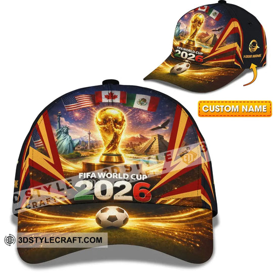 Personalized Cap, Customized World Cup 2026 Classic Cap style option 1