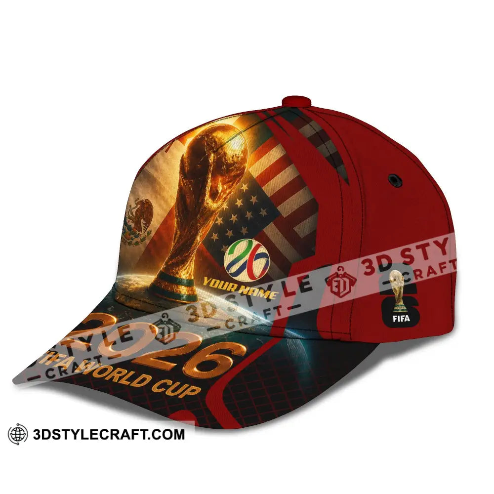 Personalized Cap Customized World Cup 2026 Classic Cap - CLASSIC CAP / UNIVERSAL FIT - Cap