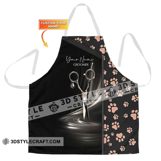Personalized Groomer , Groomer Joymuu Apron, Groomer Apparel, Gift for Groomer style option 1