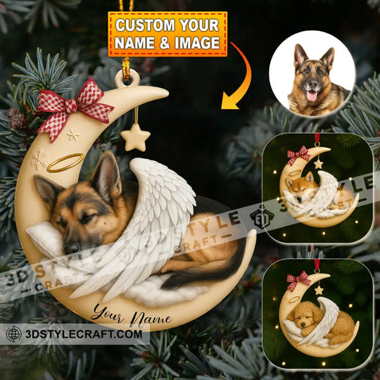 Pet In Memory, Home Decor, Christmas Ornament, Personalized Ornament style option 1