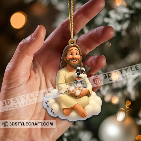 Pet In Memory, Home Decor, Christmas Ornament, Personalized Ornament style option 2
