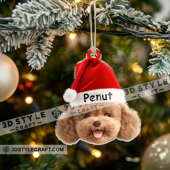 Pet Lover Christmas, Home Decor, Christmas Ornament, Personalized Ornament style option 3