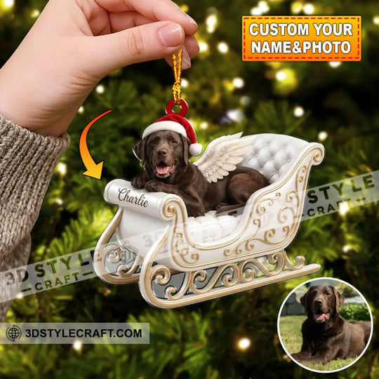 Pet Lover Home Decor, Christmas Ornament, Personalized Ornament style option 1