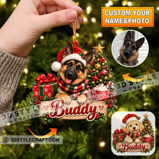 Pet Lover Home Decor Christmas Ornament Personalized Ornament - 3.54’’ / 1 Ornament - Ornament