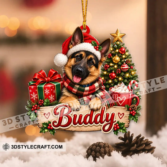 Pet Lover Home Decor, Christmas Ornament, Personalized Ornament style option 2