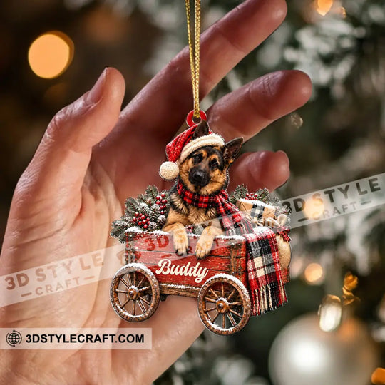 Pet Lover Home Decor, Christmas Ornament, Personalized Ornament style option 3