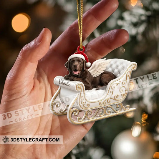Pet Lover Home Decor, Christmas Ornament, Personalized Ornament style option 2