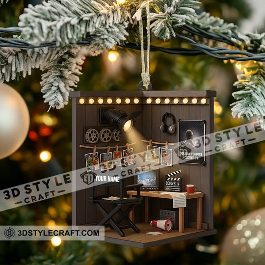 Photo Corner Home Decor, Christmas Ornament, Personalized Ornament style option 3