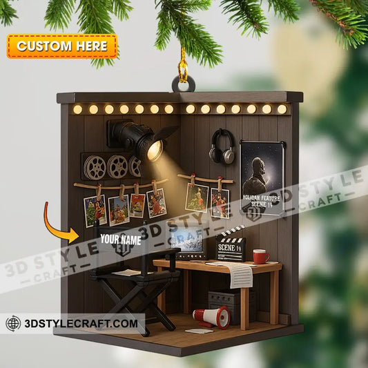 Photo Corner Home Decor Christmas Ornament Personalized Ornament 3.54’’ / 1 Ornament Ornament