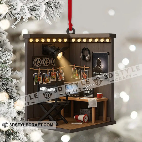 Photo Corner Home Decor, Christmas Ornament, Personalized Ornament style option 4