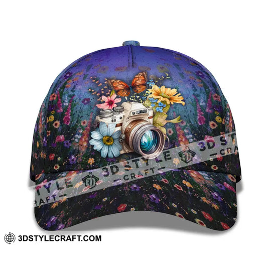 Photographer Classic Cap, Photographer Hat, Unisex Photographer Hat style option 1
