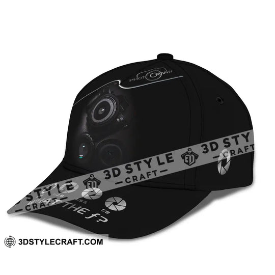 Photographer Classic Cap, Photographer Hat, Unisex Photographer Hat style option 2