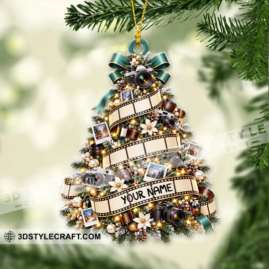 Photography Christmas Tree Home Decor, Christmas Ornament, Personalized Ornament style option 4