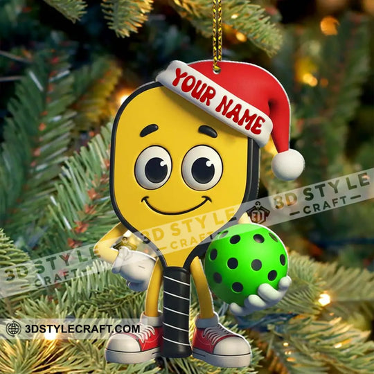 Pickleball Christmas Home Decor, Christmas Ornament, Personalized Ornament style option 4