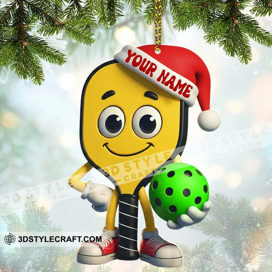 Pickleball Christmas Home Decor, Christmas Ornament, Personalized Ornament style option 2